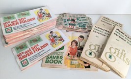 28 Booklets Vintage S&amp;H Green Stamps/Saver Books &amp; Large Pile of Unused Stamps - £19.53 GBP
