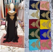 Party Moroccan New Stylish Kids Long Gown Dress Wedding Maxi  Kaftan Geo... - £48.11 GBP