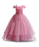 Girls Christmas Dress For Kids Wedding Evening Party Bridesmaid Long Dre... - $1,522.97 MXN+