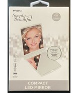 Vivitar Simply Beautiful Compact LED Mirror - £6.04 GBP