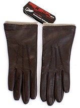 Grandoe Sensor Touch v5.0 Brown Touchscreen Classic Leather Gloves Women... - $44.99
