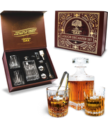 Whiskey Decanter Set with Glasses and Bar Accessories - Birthday Gifts f... - £47.89 GBP