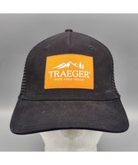 Traeger Wood Fire Pellet Grills Black Mesh Snapback Hat Meat Summer Trucker - $12.59