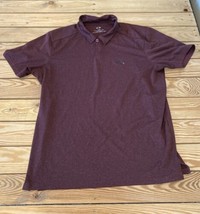 Oakley Men’s Short Sleeve Polo Shirt Size XL Maroon Q2 - £14.06 GBP