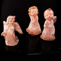 3 1950&#39;s Christmas Angel figurines - ardalt japan - Japan carrolers - Ch... - £74.75 GBP