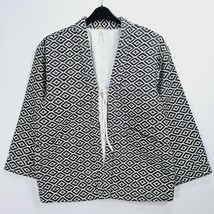 Free People Jacket Slouchy Oversized Black &amp; White Size Small NEW RRP £188 - £37.49 GBP