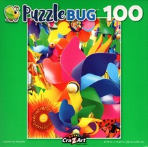 Colorful Toy Windmills - 100 Pieces Jigsaw Puzzle - $10.88