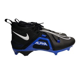 Nike Alpha Menace Pro 3 CT6649-007 Mens Size 13 Black Blue Football Cleats - £75.15 GBP