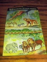 1969 Million Dollar Philadelphia Zoo Safari Monorial Postcard Shoot The ... - £10.26 GBP
