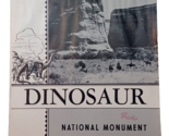 1950 Dinosaur National Monument US Park Service Brochure Map Colorado Utah - £19.54 GBP