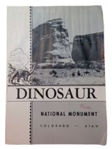 1950 Dinosaur National Monument US Park Service Brochure Map Colorado Utah - £19.62 GBP