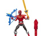 Power Rangers Beast Morphers Beast-X Red Ranger 6&quot; Action Figure Toy Ins... - £36.19 GBP