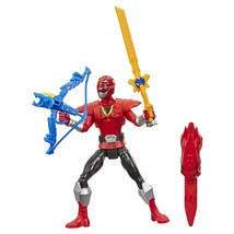 Power Rangers Beast Morphers Beast-X Red Ranger 6&quot; Action Figure Toy Inspired by - £34.92 GBP