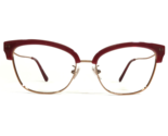 Coach Eyeglasses Frames HC 5104B 9331 Rose Gold Burgundy Cat Eye 53-17-140 - £33.46 GBP