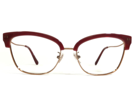 Coach Eyeglasses Frames HC 5104B 9331 Rose Gold Burgundy Cat Eye 53-17-140 - £33.98 GBP