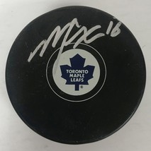 Mitch Marner Signed Autographed Toronto Maple Leafs Hockey Puck - COA Card - £111.76 GBP
