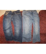 Levi&#39;s Strauss &amp; Co Jeans Set of 2  Little Girls Size 4 EUC Stars On Bac... - €24,32 EUR