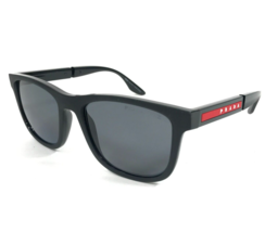 Prada Linea Rossa Sunglasses SPS04X DG0-02G Matte Black Square Lenses 54-18-145 - £133.55 GBP