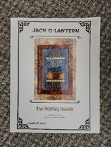 Jack O Lantern Cross Stitch Halloween Piece 1996 The Nutmeg Needle - £8.35 GBP