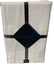 WATERFORD FINE LINENS Tablecloth CELESTE Silver 70 x 84 in Oblong Rectangle - $46.04