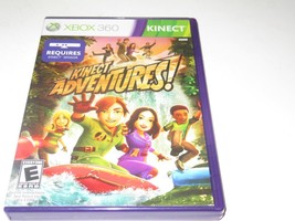 Xbox 360- Kinect Adventures Video Game W/CASE - USED- W44 - £9.20 GBP
