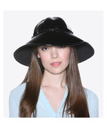 Vinrella Black Patent Rain/Sun Hat - £38.00 GBP