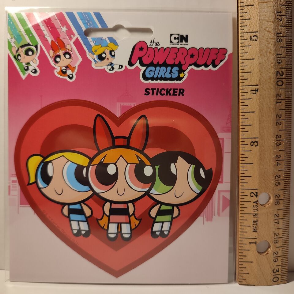 Powerpuff Girls Big Large Sticker Official Blossom Buttercup And Bubbles Decal - $6.89