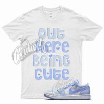 CUTE Shirt for J1 1 Football Grey Ghost Aluminum Polar Blue Bird Mono Ice - £20.11 GBP+