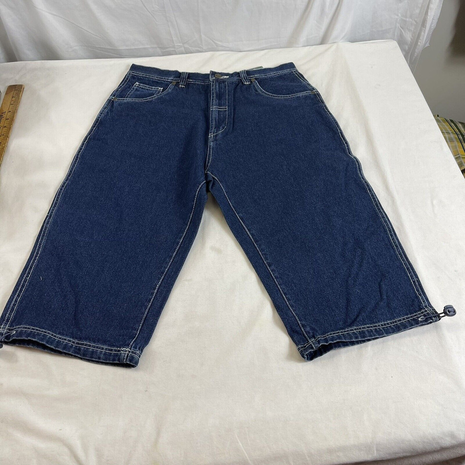 NWT Men&#39;s Rio Jeans Shorts 34 (Calypso Fit) Blue Dark Wash - $36.00
