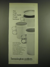 1968 Bennington Potters Trigger Mug Ad - The mug that made mugs famous - £13.91 GBP