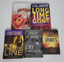 5 Mystery Suspense Novel Books Lot Cindy Gerard JA Jance Parsons Linda Howard - £7.81 GBP
