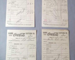 1958 Elkins Coca Cola West Virginia Bottling company sales receipts set ... - $9.85