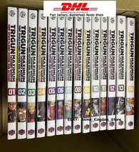 Trigun Maximum Manga Vol. 1-14 End English Full Set By Ysuhiro Nightow- Dhl +Gif - £155.39 GBP