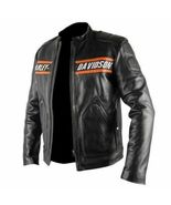 Harley Davidson Biker Motorcycle Genuine Calf Passing Link Leather Jacket - £94.39 GBP