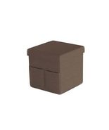2-Pack Square Foldable Storage Ottoman with Pockets - $136.86