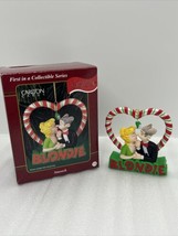 1999 Vintage Carlton Cards Heirloom Ornament BLONDIE &amp; Dagwood “Smooch” - £6.41 GBP