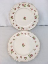 Johnson Bros England Old English Red Rose Set of 2 CHIPPED Dinner Plates (2) - £11.97 GBP