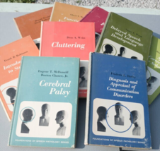 Vintage 1960s Lot  9 Books Speech Pathology Teachers Speech Therapy Homesteaders - £58.86 GBP