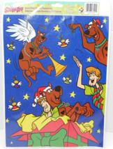 VTG 2002 Cartoon Network Scooby Doo Christmas Window Color Clings - £9.40 GBP