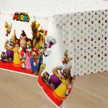 Super Mario Plastic Table Cover 1 Per Package Birthday Party Supplies New - £6.34 GBP