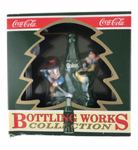1992 Coca Cola Bottling Works Ice Sculpting Ornament Vintage Christmas Coke - £12.30 GBP