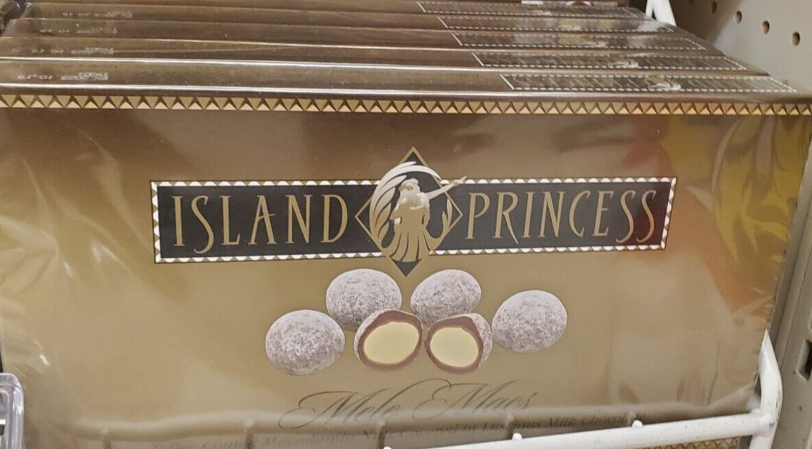 Primary image for 3 PACK ISLAND PRINCESS MELE MACS TOFFEE COATED MACADAMIA NUTS IN MILK CHOCOLATE
