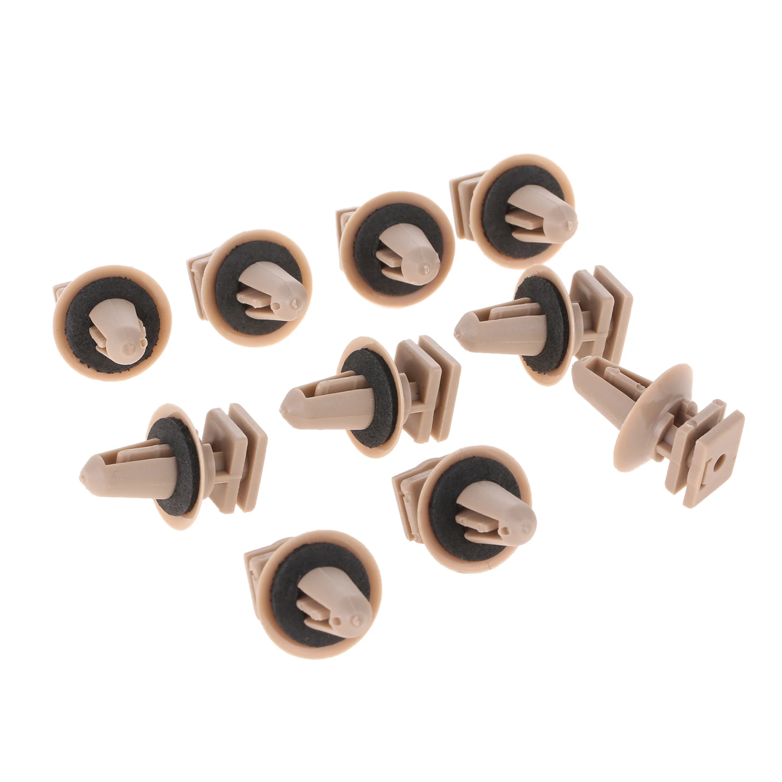 10 Pcs Auto Car Clip Fit for BMW Interior Sill Door Entrance Trim Clips Biege - £9.09 GBP