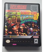 Donkey Kong Country 2 Diddy&#39;s Quest CASE Super Nintendo SNES Box BEST QU... - $12.81