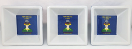 THREE Tidbit Bowls American Atelier CAFE MILANO Stoneware VINO SPECIALE.. - £17.38 GBP