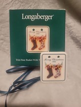 Longaberger Basket Tie On 1998 Merry Christmas - $8.96