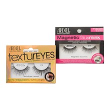 Ardell Perfectly Textureyese Lashes Natural Hair 576 &amp; Magnetic Faux Min... - £13.36 GBP