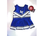 NEW INFANT USAF AIR FORCE DRESS &amp; MATCHING SPANKS CHEERLEADER CHEER 0-3 ... - $29.30