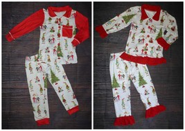 NEW Boutique Grinch Stole Christmas Girls Boys Pajamas - £13.56 GBP+