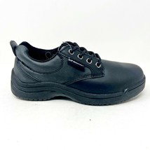 Skidbuster Slip Resistant Black Womens Leather Work Shoes S5076 - $19.95